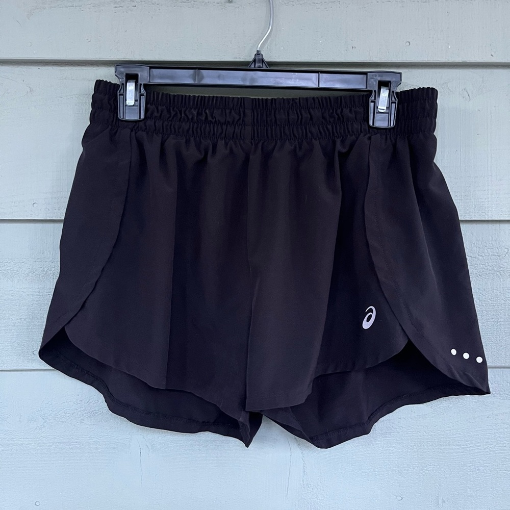 Black ASICS Running Shorts